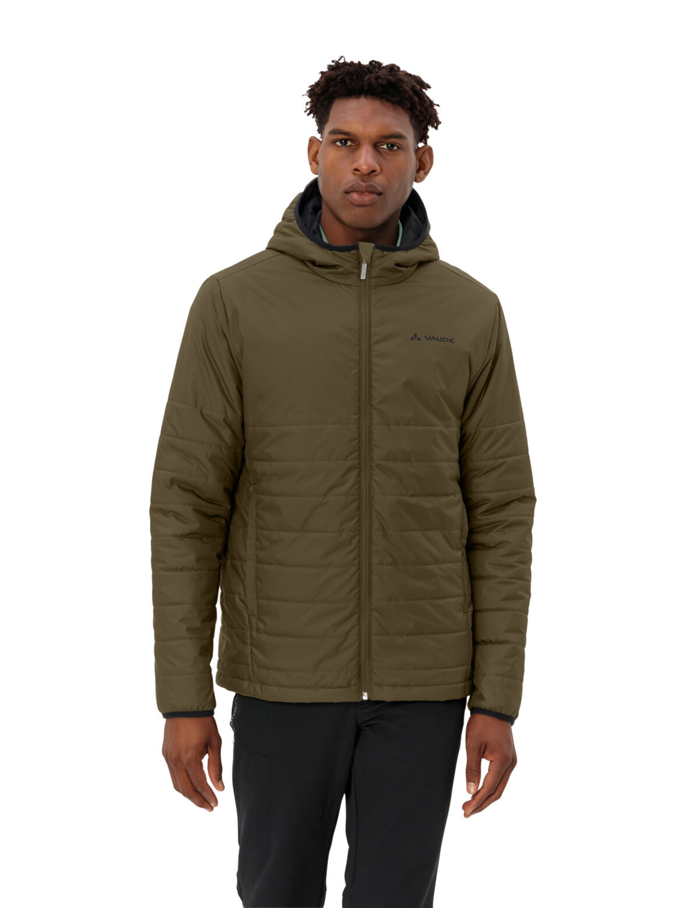 VAUDE Tesino Hooded Jacket in Braun: Vorderseite