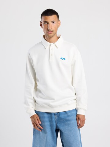 America Today Sweatshirt in Wit: voorkant
