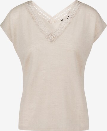 T-shirt zero en beige : devant