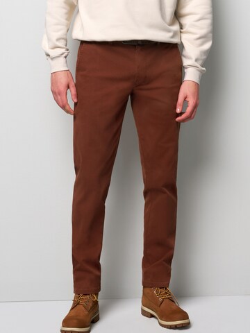 Regular Pantalon chino 'M5 Chino' MEYER en bronze