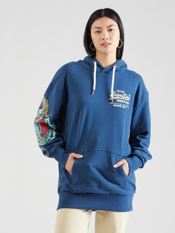 Pull-over Superdry en bleu