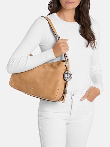 Michael Kors Axelremsväska 'NOLITA' i brun: framsida