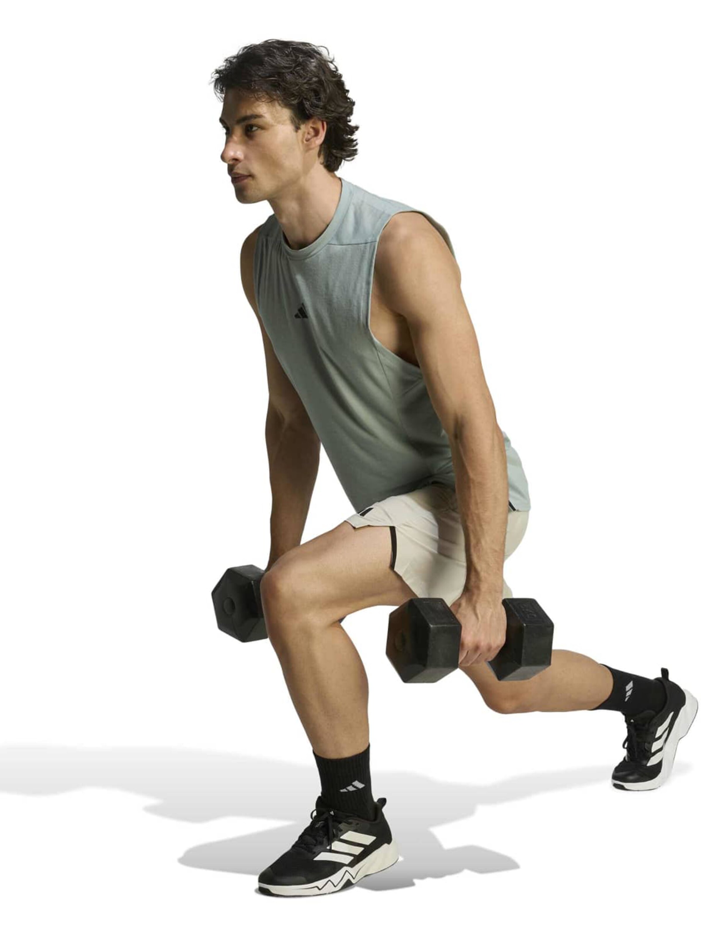 pilka ADIDAS PERFORMANCE Standartinis Sportiniai marškinėliai 'Designed for Training'