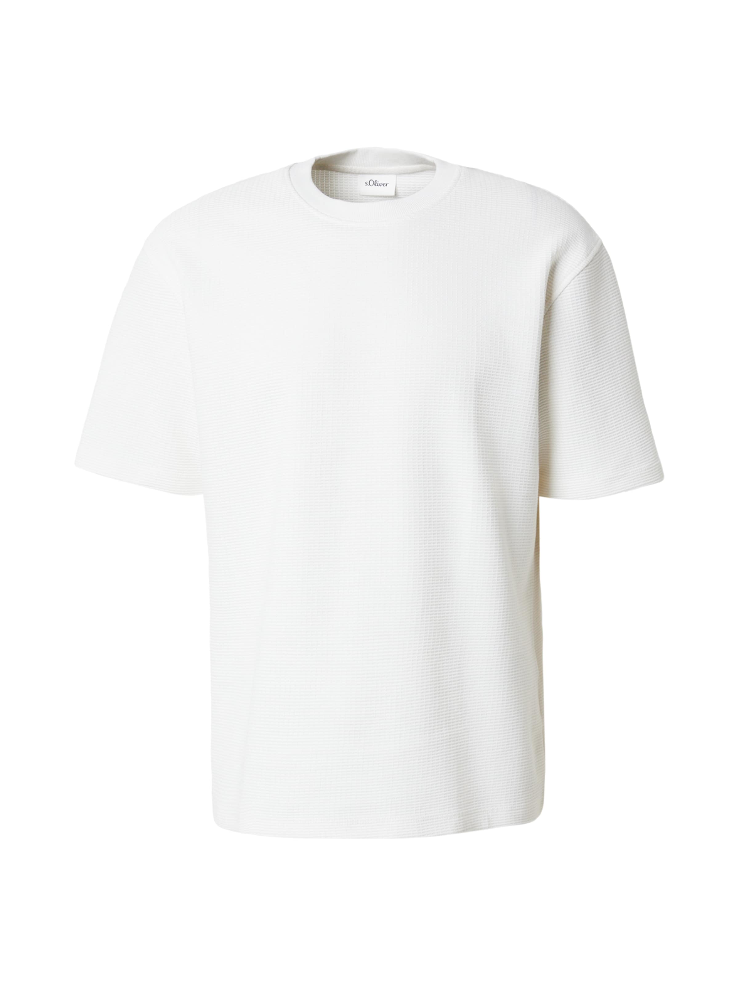 s.Oliver T-shirt i vit: framsida