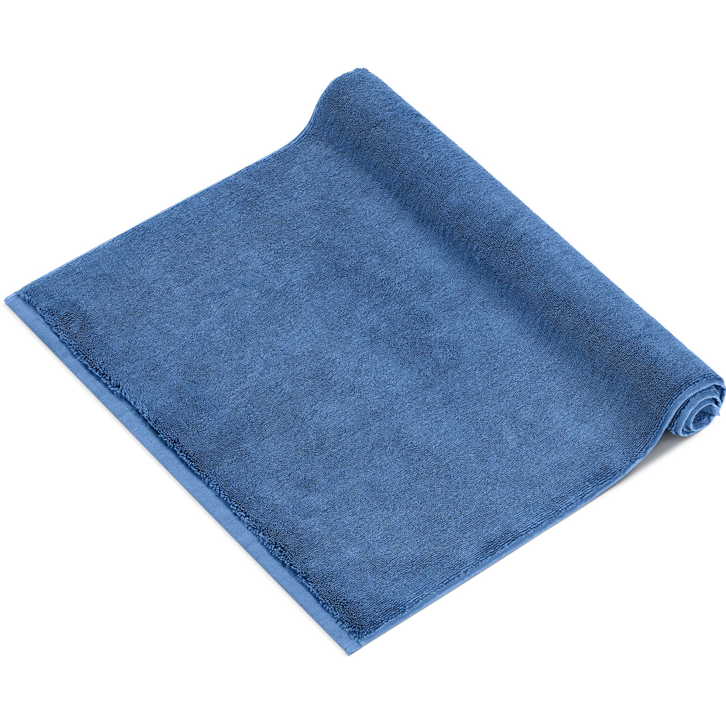 Tapis de bain 'Pura' Herzbach home en bleu : devant