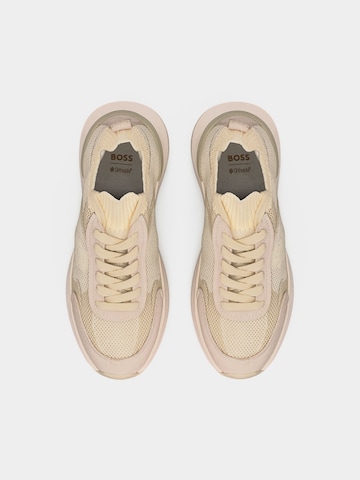 BOSS Sneakers laag in Beige