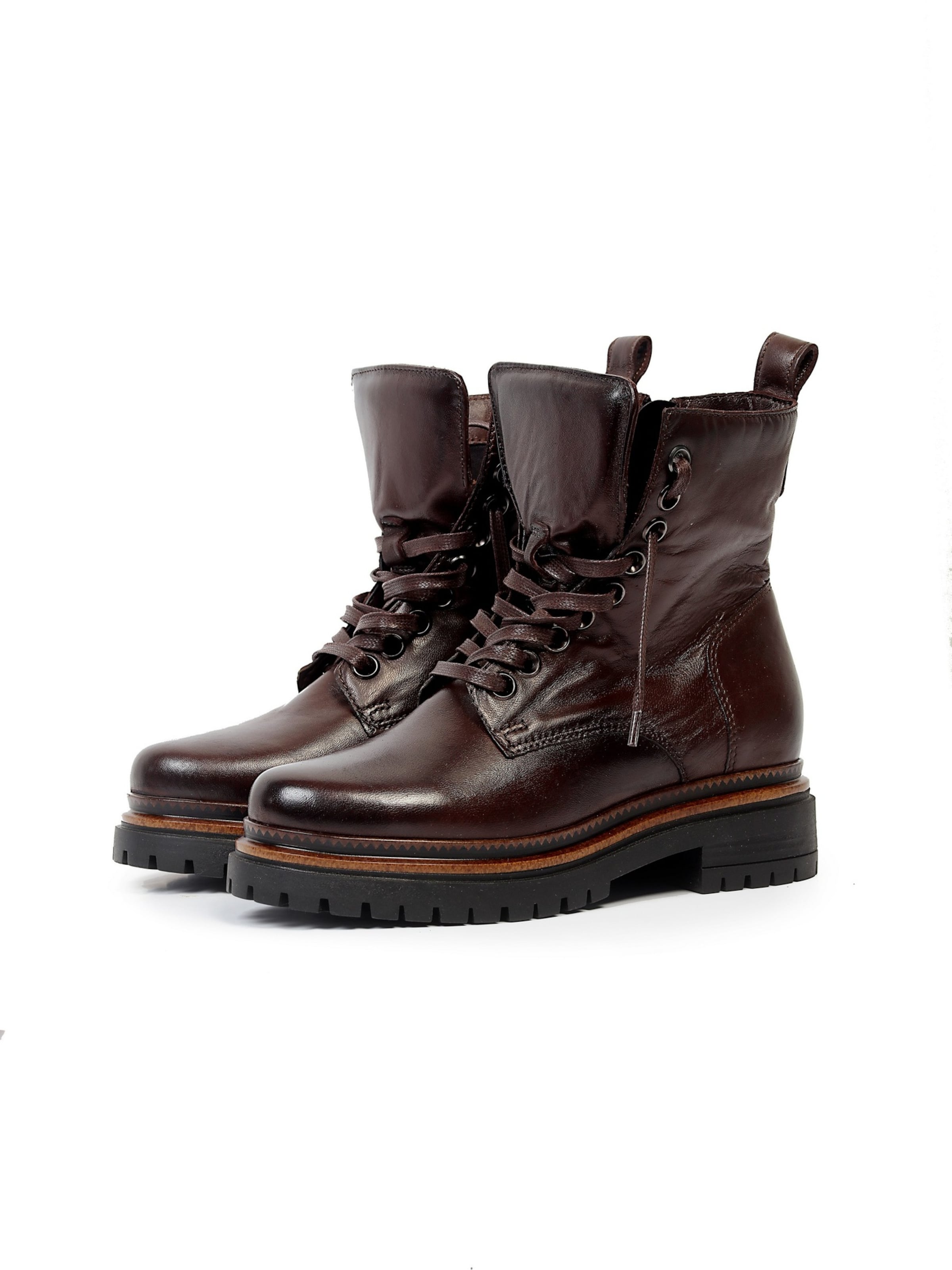 Bottines à lacets 'Ducci' MJUS en marron
