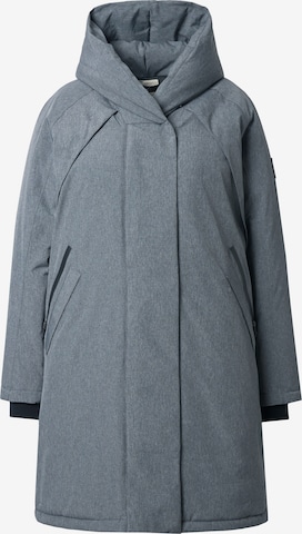 Manteau d’hiver Ulla Popken en gris : devant