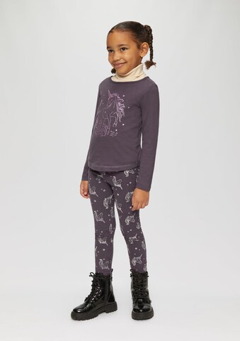 T-Shirt s.Oliver en violet : devant