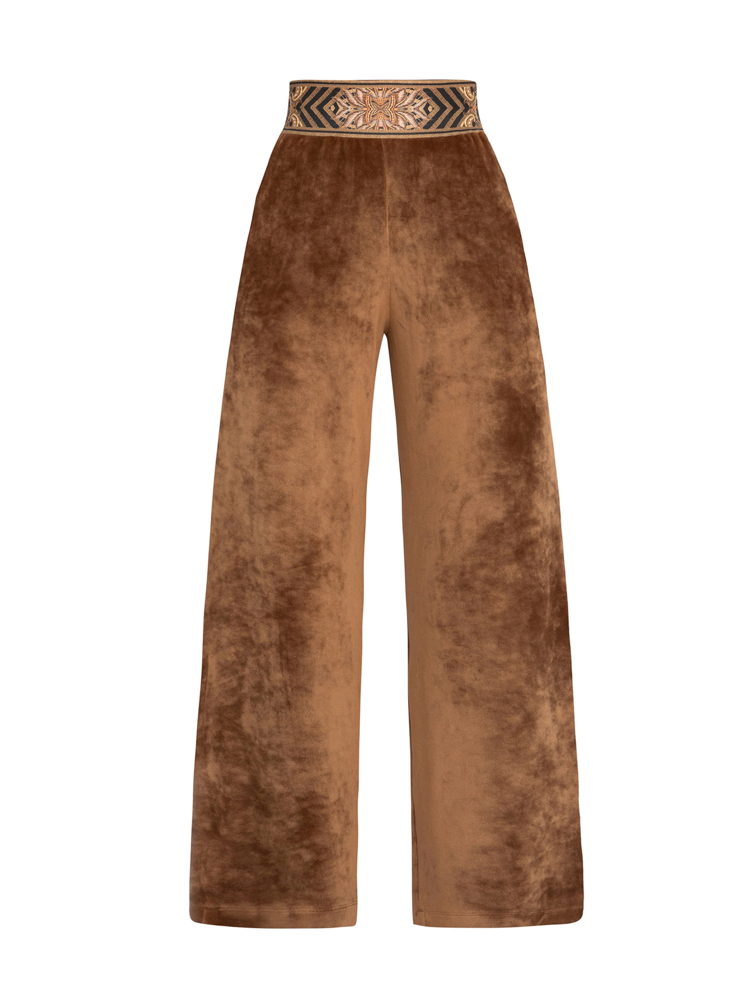 JIORO Broek 'ESSENTIALS' in de kleur Camel, Productweergave