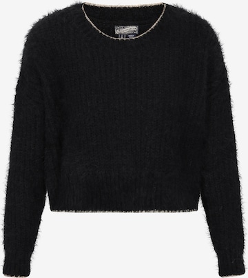 Pull-over DreiMaster Vintage en noir : devant