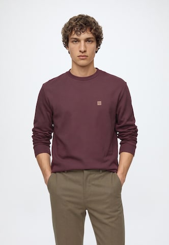 INDICODE JEANS Sweatshirt 'Zarside' in Brown: front