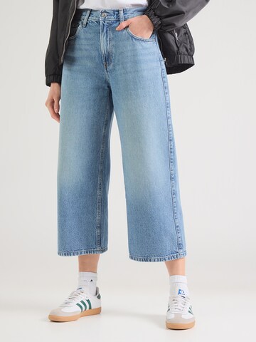 Calvin Klein Jeans Широки крачоли Дънки в синьо: отпред