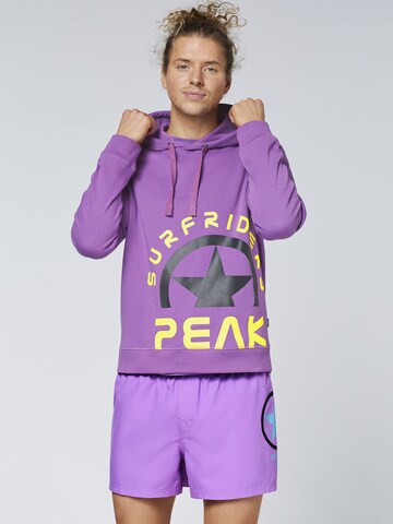 CHIEMSEE Sweatshirt 'Surf Riders Peak' in Lila: Vorderseite