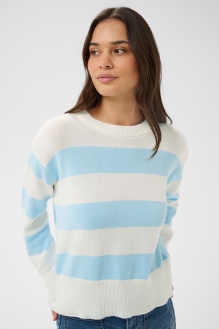 Pull-over 'KAharriet' Kaffe en bleu