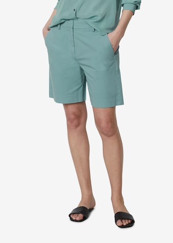 Regular Pantalon Marc O'Polo en vert : devant