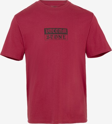 Volcom Shirt 'Globstok' in Rood: voorkant