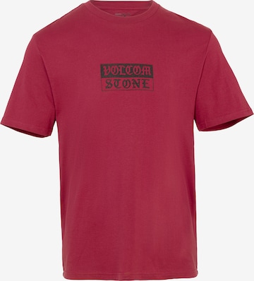 Volcom T-Shirt 'Globstok' in Rot: predná strana