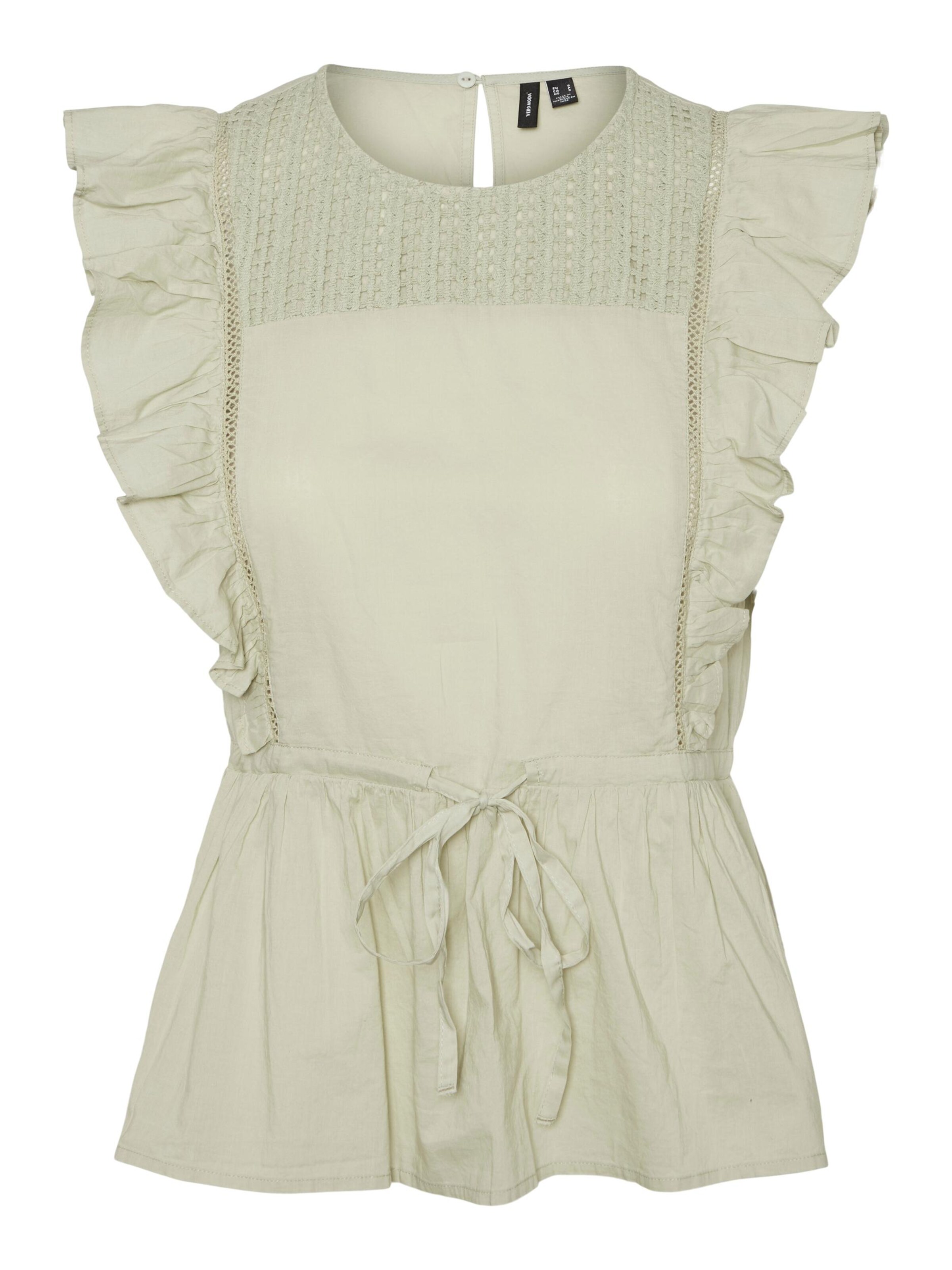 VERO MODA Bluse 'Jilla' in Grau: Vorderseite