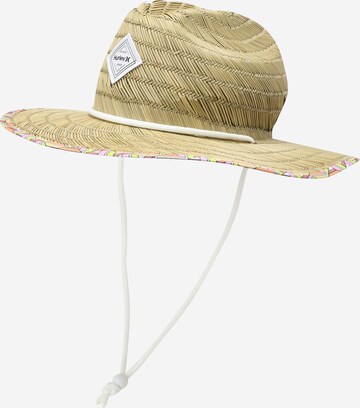 Hurley Sports Hat in Beige: front