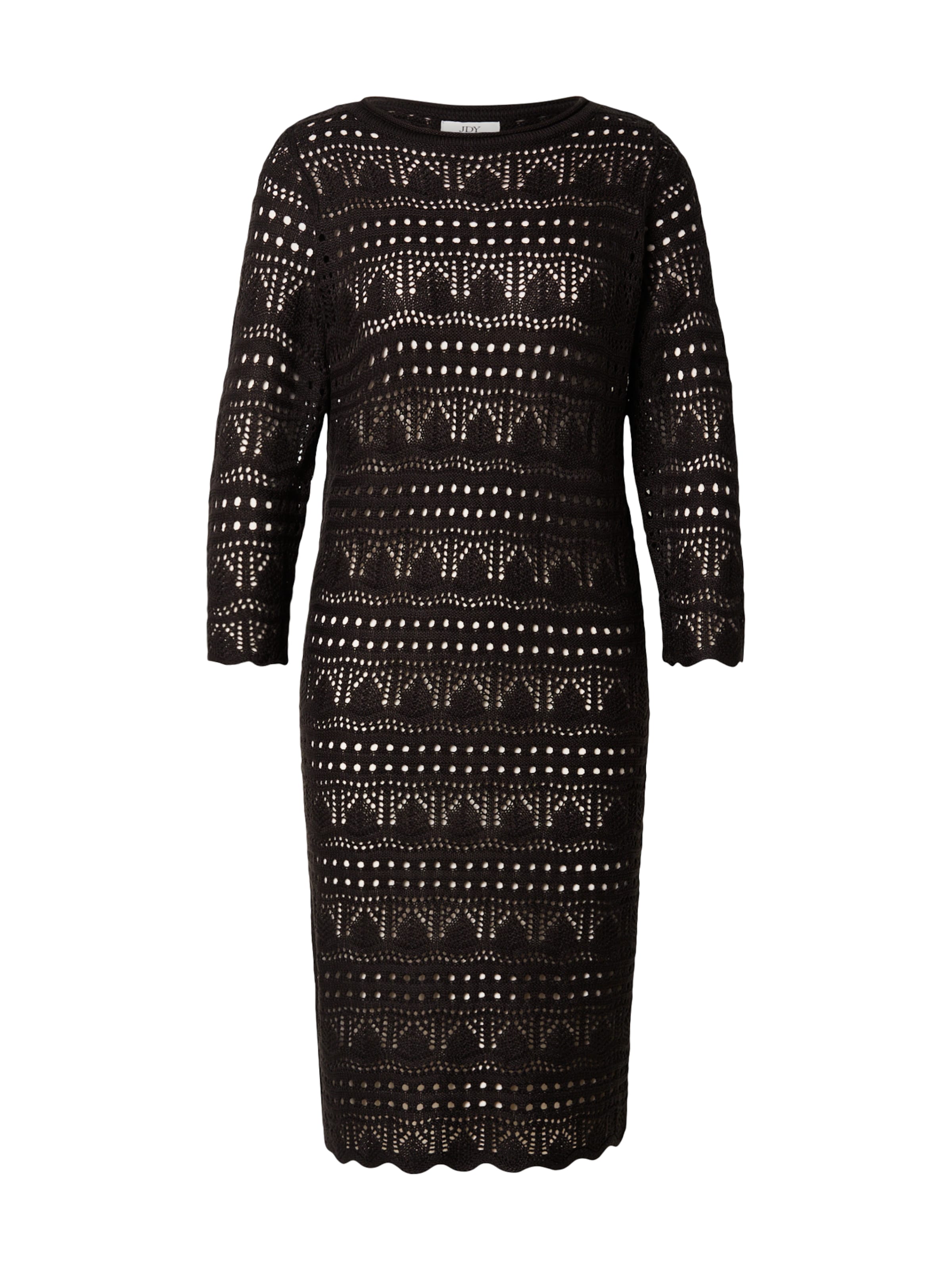 JDY Knitted dress &#x27;JDYSUN LAY&#x27; in Black: front