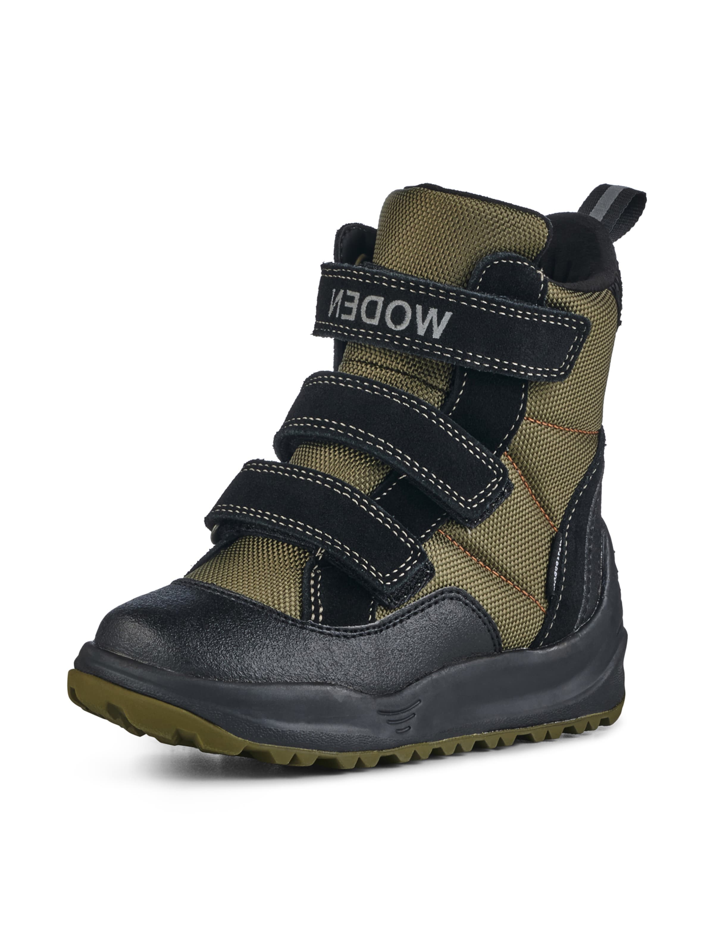 WODEN Snow Boots 'Adrian' in Green: front