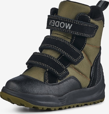 WODEN - Botas de nieve 'Adrian' en verde: frente