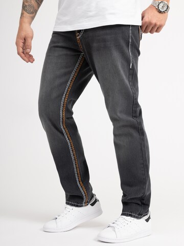 Rock Creek Loosefit Jeans in Grau