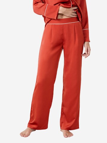 Pantaloncini da pigiama di ETAM in rosso: frontale