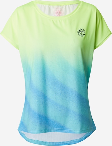 BIDI BADU Performance Shirt 'Beach Spirit' in Green: front