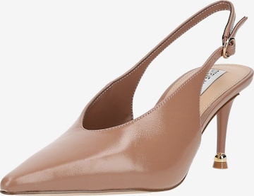 Escarpins à bride arrière STEVE MADDEN en marron : devant