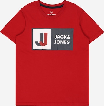 Jack & Jones Junior Shirt in Rood: voorkant