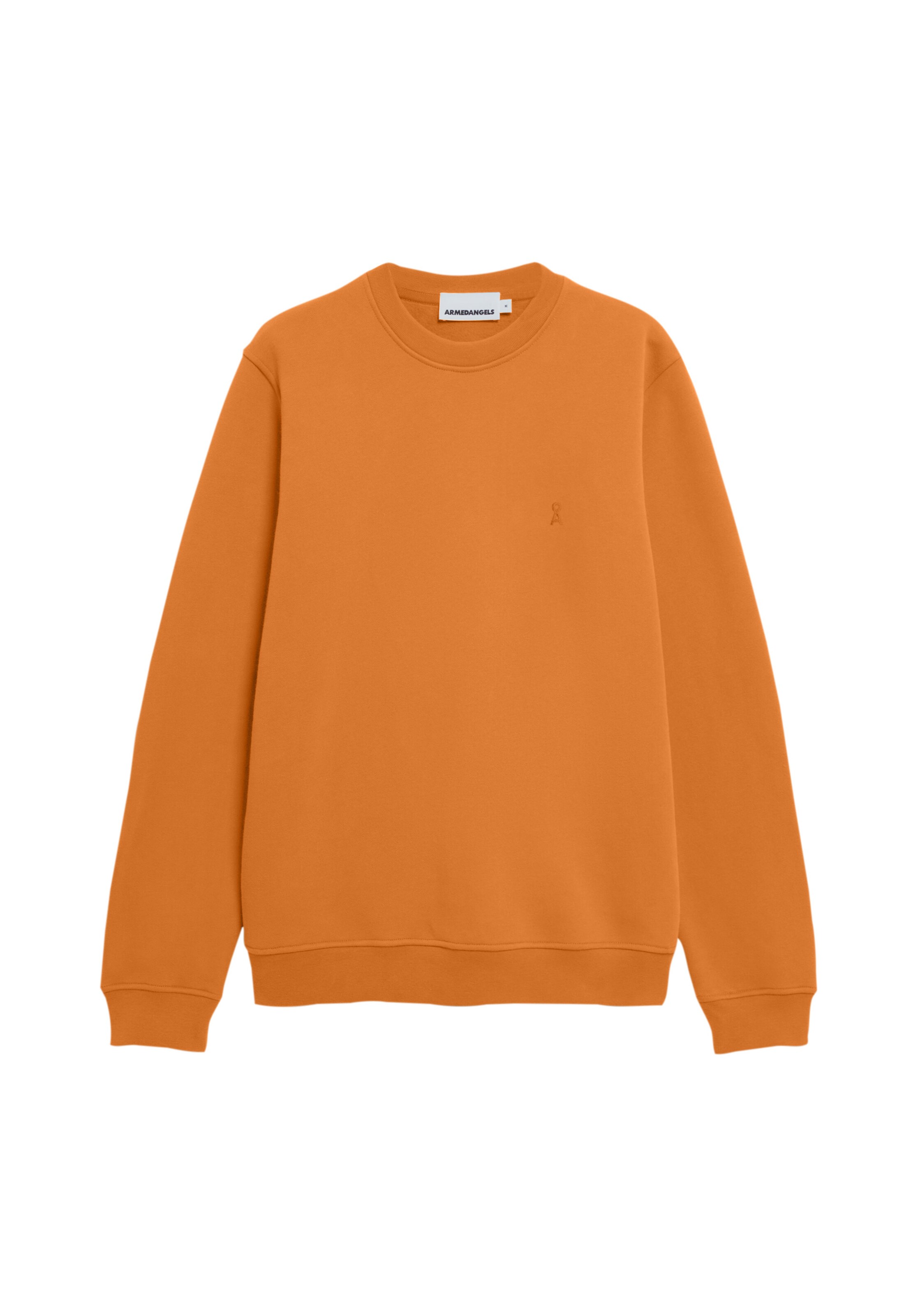 ARMEDANGELS Pullover BAARO FLEECE in dunkelorange, Produktansicht