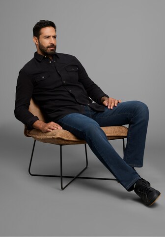 ARIZONA Comfort Fit Hemd in Schwarz