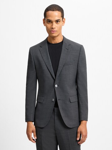 BOSS Regular Fit Sakko ' Jasper' in Grau: Vorderseite