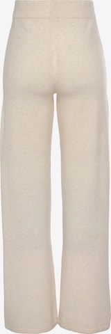 Wide leg Pantaloni di LASCANA in beige