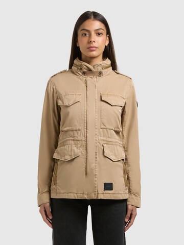 khujo Between-season jacket 'Nori' in Beige: front