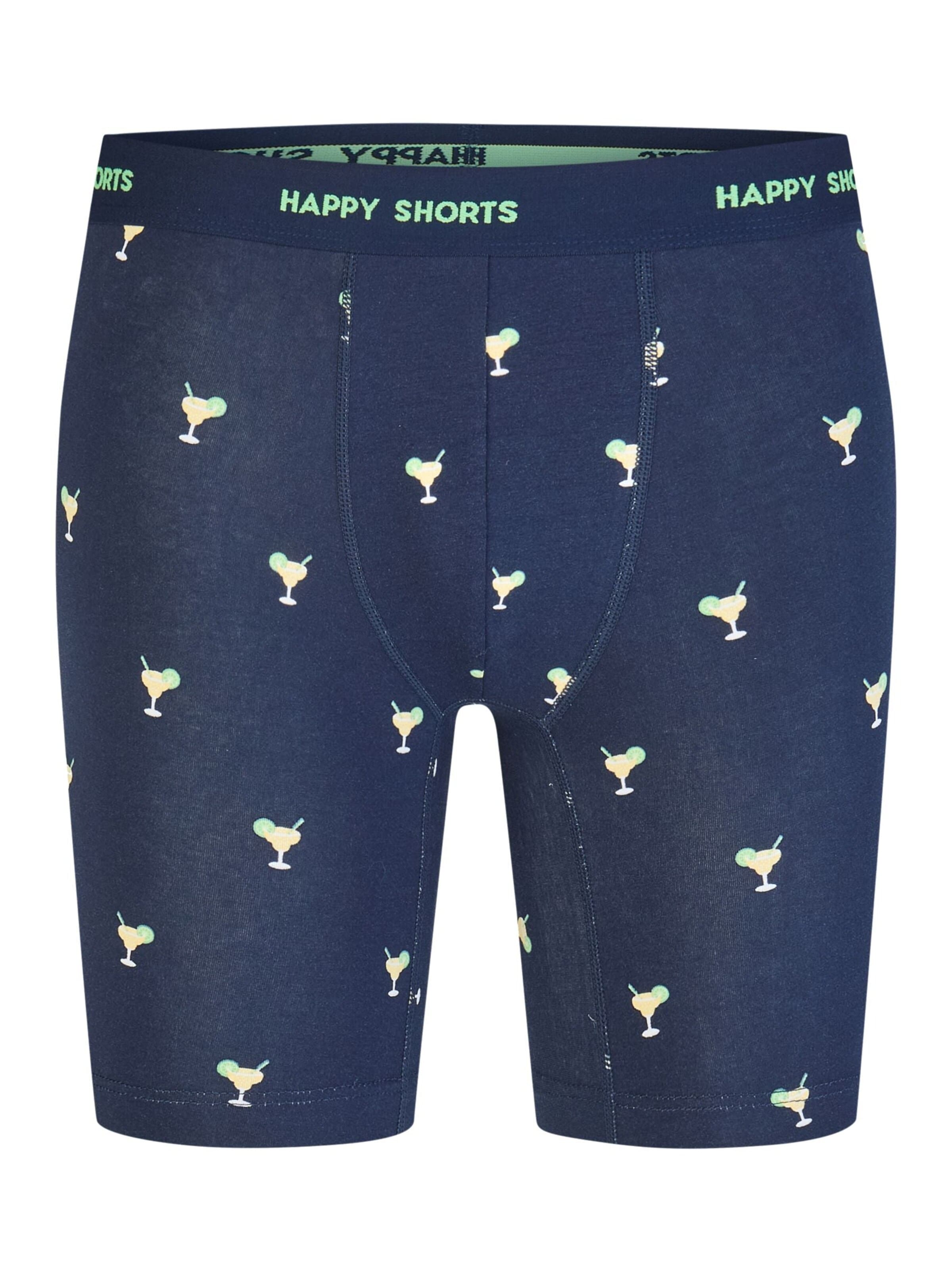 Happy Shorts Boxer shorts '2 Happy Shorts Jersey Trunk Long Men's Boxer Shorts Pant' in Mixed colours