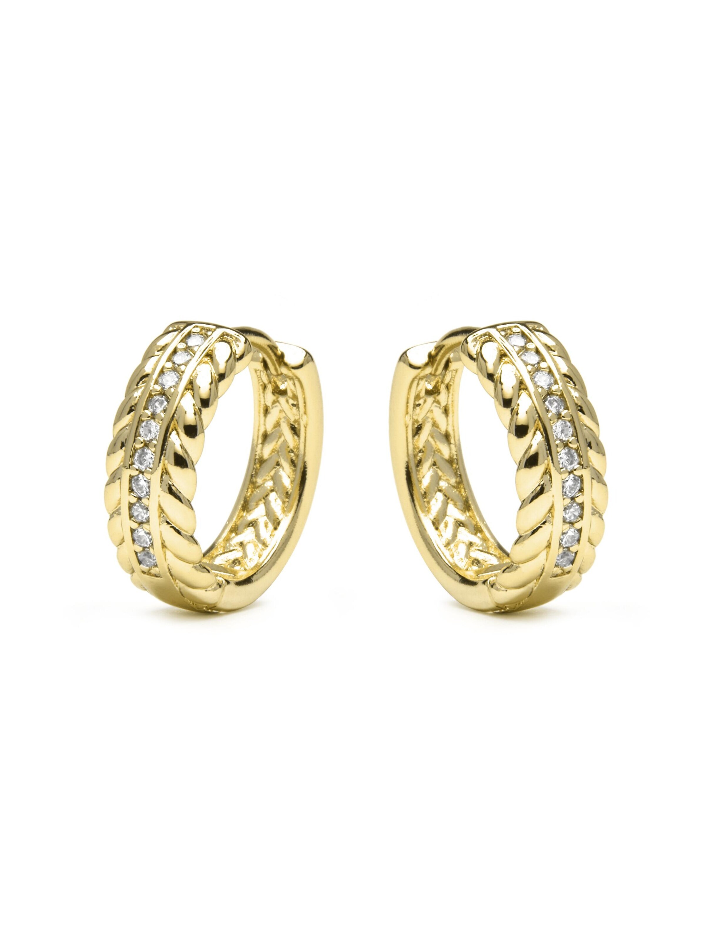 Luxenter Ohrringe 'Diadan'‌‌‌‌‌‌ in Gold: Vorderseite