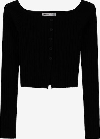 Pull-over Bershka en noir : devant