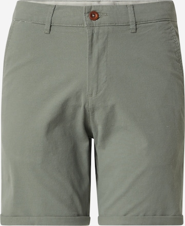 JACK & JONES - Calças chino 'JPSTMarco Erik' em verde: frente