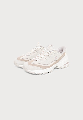 SKECHERS Slip-on 'D LITES-VINTAGE HAZE' in Wit