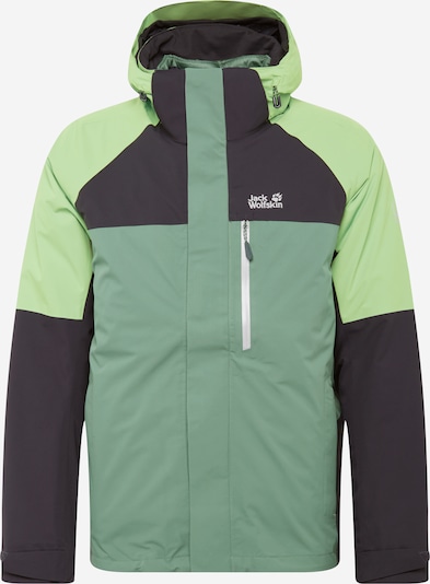 JACK WOLFSKIN Jacke in grau / grün / mint, Produktansicht