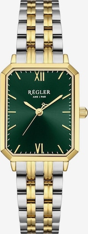 RéglerAnalogni sat 'Régler Élégance Steel Bicolor Silver/Gold - Green' - zlatna boja: prednji dio