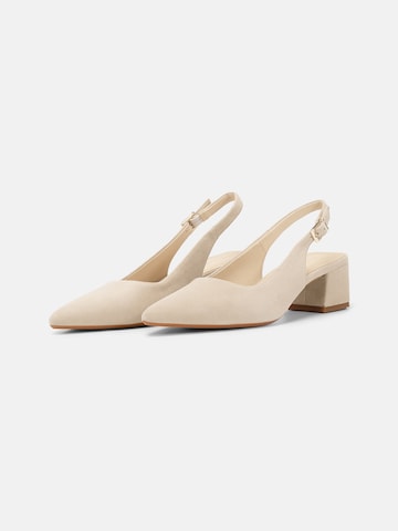 VAGABOND SHOEMAKERS Slingback pumps 'Marta' i beige