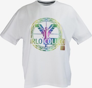 T-shirt 'Caon' Carlo Colucci en blanc : devant