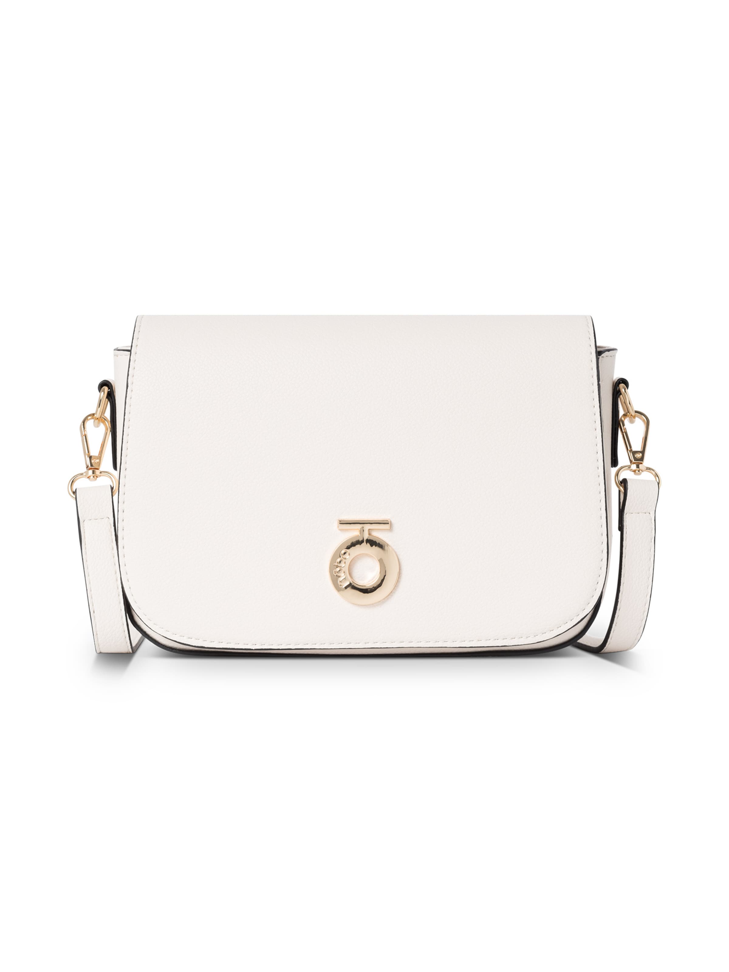 Sac bandoulière 'RHEA' NOBO en blanc : devant