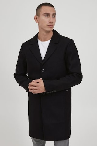 11 Project Wollmantel Kunz classic wool coat in Schwarz: front