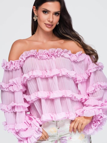 Camicia da donna di Ombre in rosa