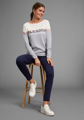 DELMAO Slim fit Pants in Blue